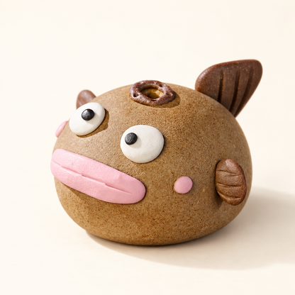 Coffee Dollfish Incense Holder