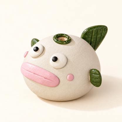 Green Dollfish Incense Holder