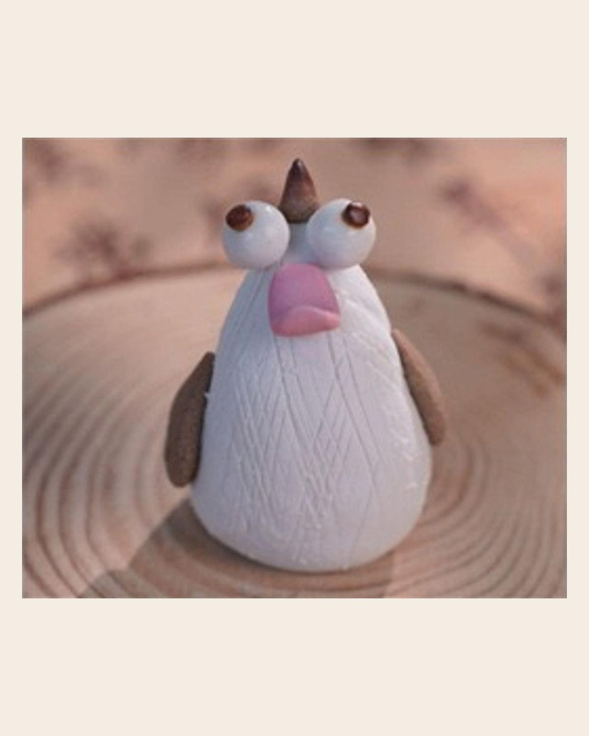 Little Chick Incense Holder - White