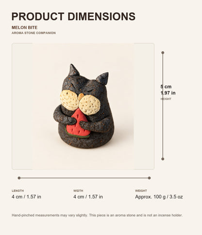 Product dimensions for Melon Bite Aroma Stone