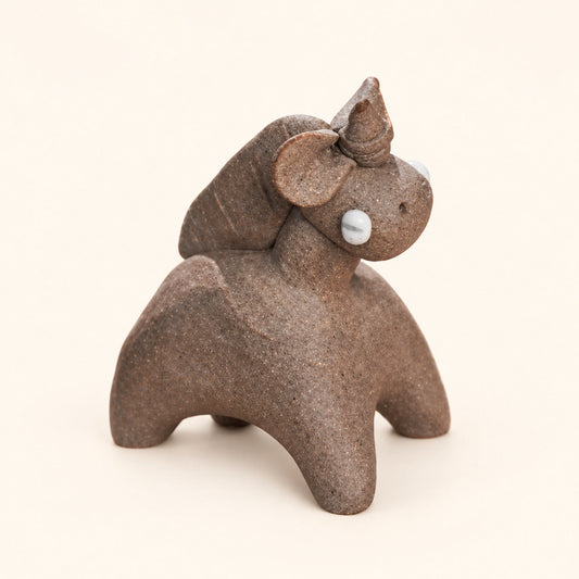 Unicorn Incense Holder - Taupe