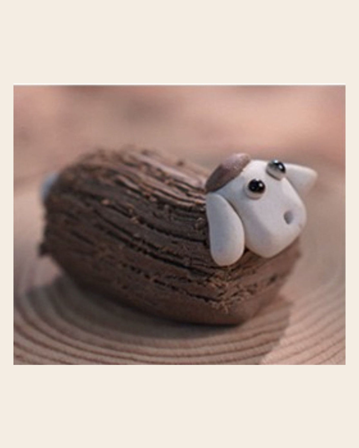Woolly Lamb Incense Holder - Taupe