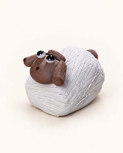 Woolly Lamb Incense Holder - White